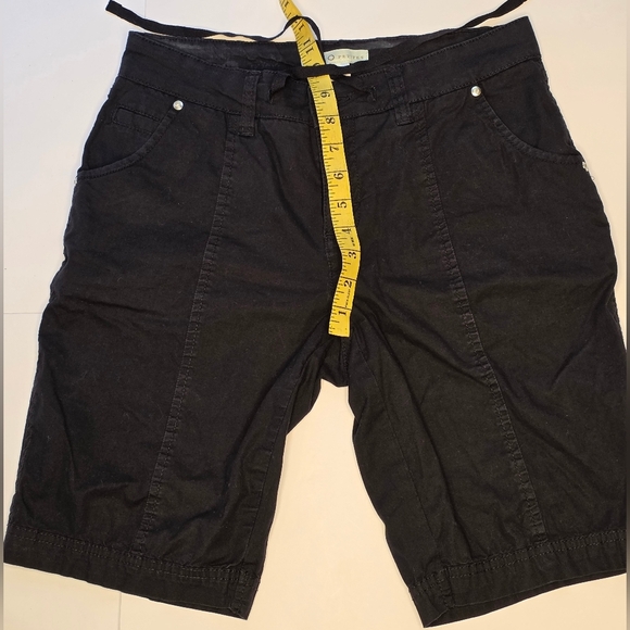 Cleo Women's Black Votton Drawstring Shorts Size 6 - Picture 5 of 8